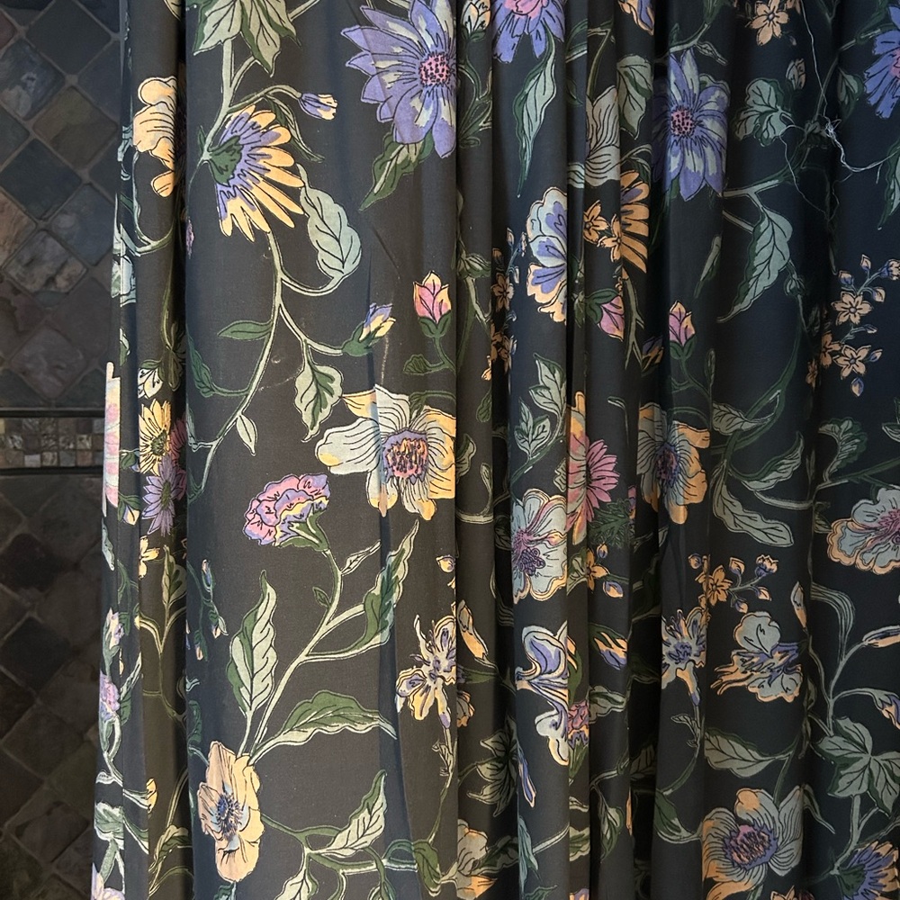 Urban Outfitters Floral Shower Curtain